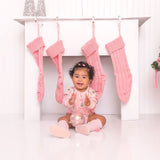 Nutcracker Trellis Christmas Long Sleeve Romper - Ballet