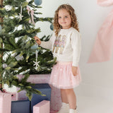 Pastel Nutcracker Patch Christmas Sweatshirt