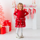 Ivory Velvet Mini Bow Tights