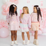 Floral & Lace Tiered Tutu Skirt