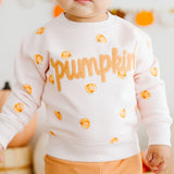 Pumpkin Stitch Patch Sweatshirt