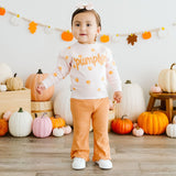 Pumpkin Stitch Patch Sweatshirt