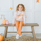 Pumpkin Stitch Patch Sweatshirt