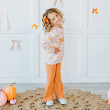 Pumpkin Stitch Patch Sweatshirt