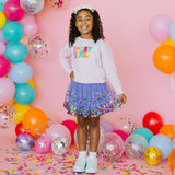 Lavender Confetti Tutu Skirt