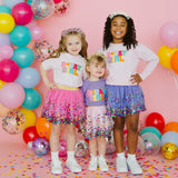 Pink Confetti Tutu Skirt