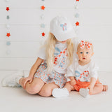 Patchwork Bow Patch Baseball Hat