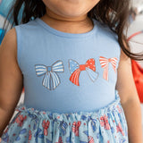 Patriotic Bow Tank Tutu Dress