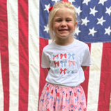 Patriotic Cutie Short Sleeve T-Shirt - White