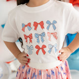 Patriotic Cutie Short Sleeve T-Shirt - White