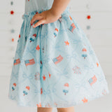 Patriotic Trellis Tank Tutu Dress