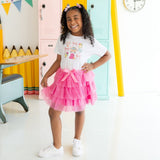 Pink Pencil Bow Clip Set