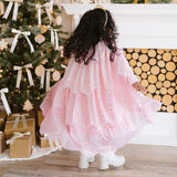 Blush Star Tiered Cape