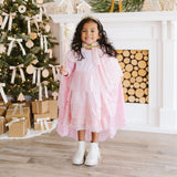 Pink Princess Tiered Long Sleeve Tutu Dress