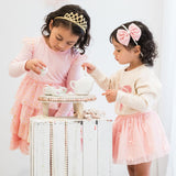 Pearl Bow Patch Sweatshirt - Natural