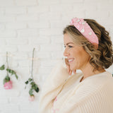 Pink Valentine's Day Gemstone Headband - Large