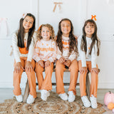 Pumpkin Stitch Patch Sweatshirt