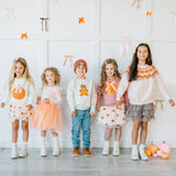 Coquette Pumpkin Sequin Patch Sweatshirt