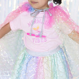 Rainbow Mermaid Cape
