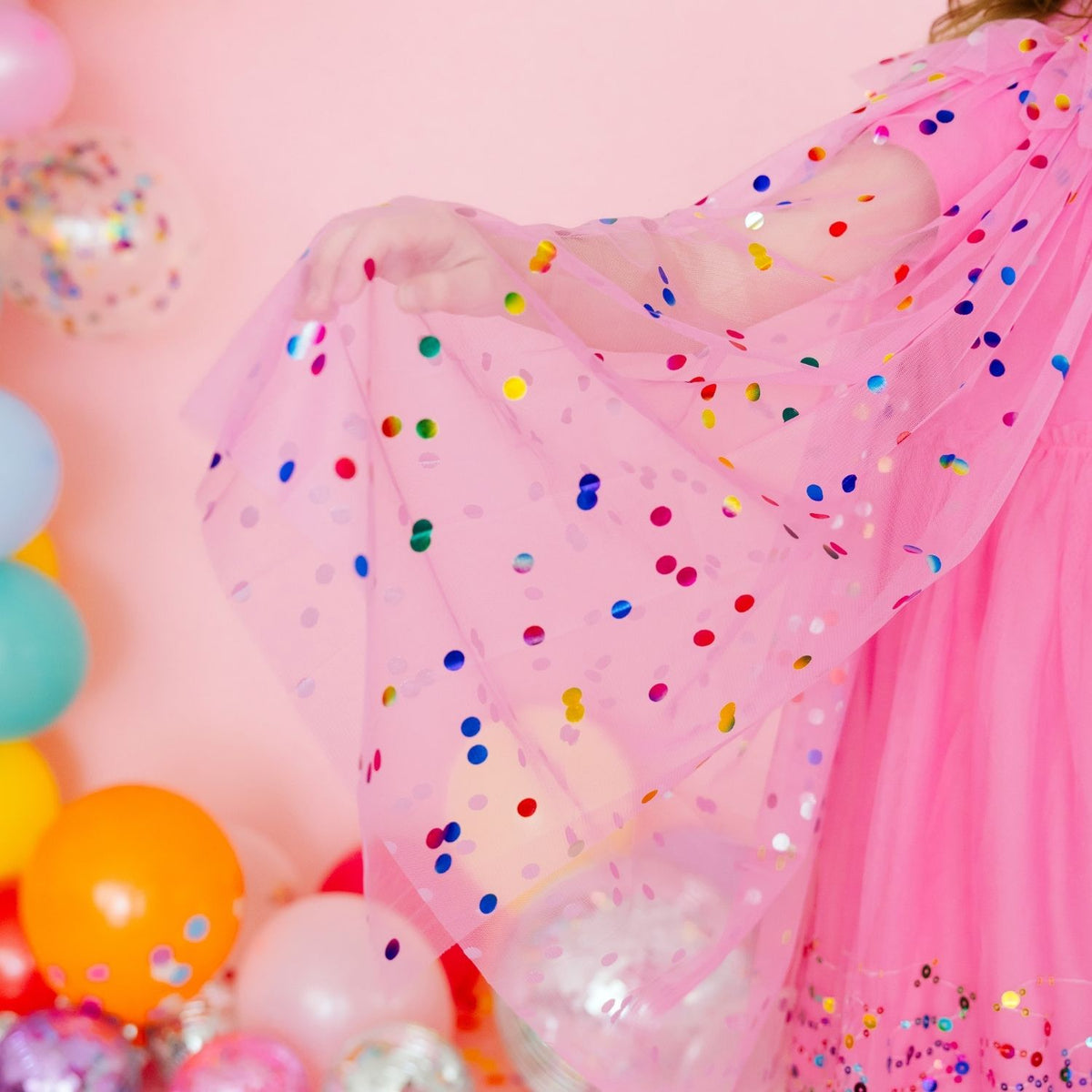 Raspberry Confetti Cape – Sweet Wink - Wholesale