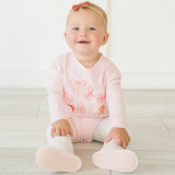 Christmas Fun Long Sleeve Romper - Ballet