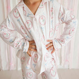 Rose Cameo Two-Piece Set