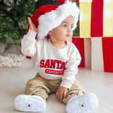 Santa's Favorite Puff Ink Christmas Long Sleeve Romper