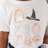 Spooky Girlie Halloween Short Sleeve T-Shirt