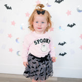 Glitter Bat Halloween Bow Baby Headband