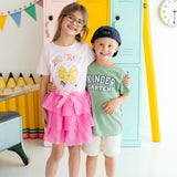 Second Grade Pencil Bow Short Sleeve T-Shirt - Ballet