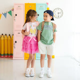 Second Grade Pencil Bow Short Sleeve T-Shirt - Ballet