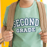 Second Grade Varsity Short Sleeve T-Shirt - Sage