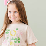 Sweet Shamrock St. Patrick's Day Short Sleeve T-Shirt - Natural Heather