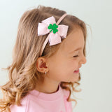 Shamrock Lace St. Patrick's Day Bow Headband