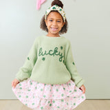Ditsy Shamrock St. Patrick's Day Skort