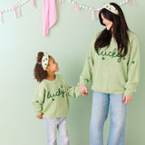 Lucky Shamrock St. Patrick's Day Knit Women's Sweater