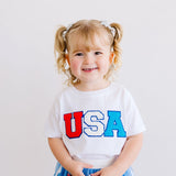 USA Multi Patch Short Sleeve T-Shirt