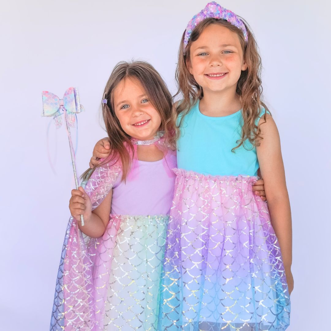 Rainbow Mermaid Tank Tutu Dress – Sweet Wink