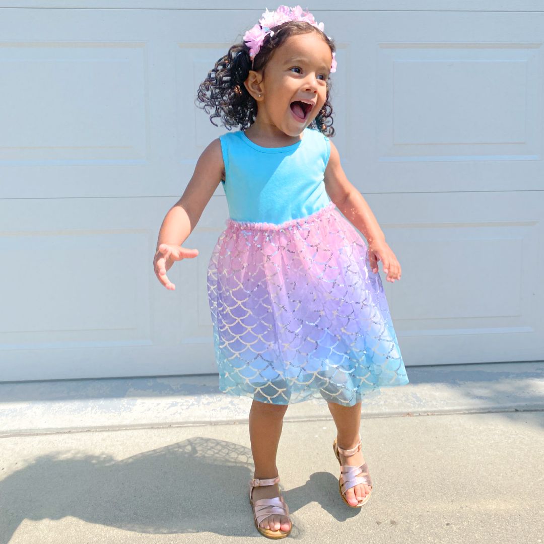 mermaid tank dress Sparkling Mermaid Tank Tutu Dress – Sweet Wink