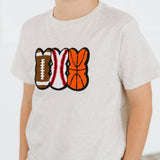 Sports Peeps Patch Easter Short Sleeve T-Shirt - Natural Heather