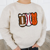 Sports Peeps Patch Easter Sweatshirt - Natural Heather