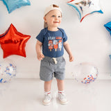 Stay Cool Short Sleeve Bodysuit - Indigo