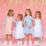 Pink Sequin Cape