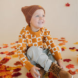 Pumpkin Checkers Sweater