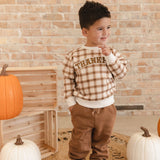 Thankful Patch Thanksgiving Sweatshirt