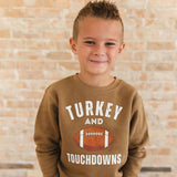 Turkey and Touchdowns Thanksgiving Sweatshirt