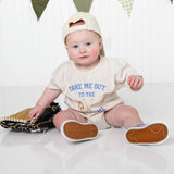 Take Me Out To The Ballgame Short Sleeve Romper