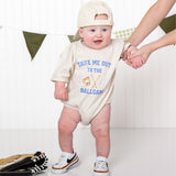Take Me Out To The Ballgame Short Sleeve Romper