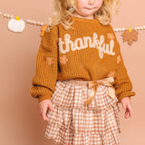 Thankful Thanksgiving Knit Sweater