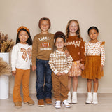 Cinnamon Plaid Tiered Tutu Skirt